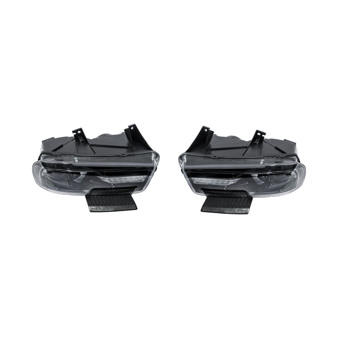 2011-2014 Dodge Charger Facelift Style Sequential LED DRL Projector Headlights