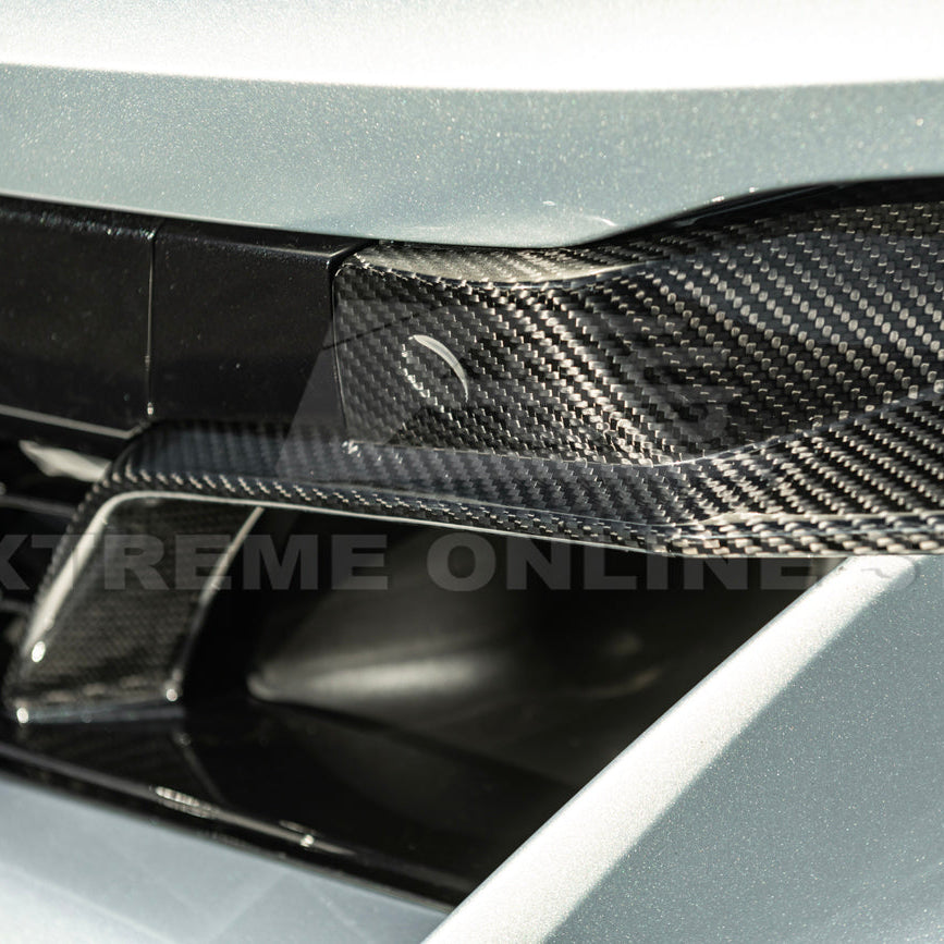 Chevrolet Corvette C8 Z06 DRY CARBON FIBER Front Grille Insert