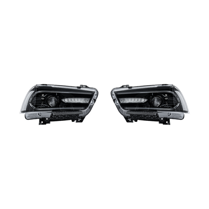 2011-2014 Dodge Charger Facelift Style Sequential LED DRL Projector Headlights