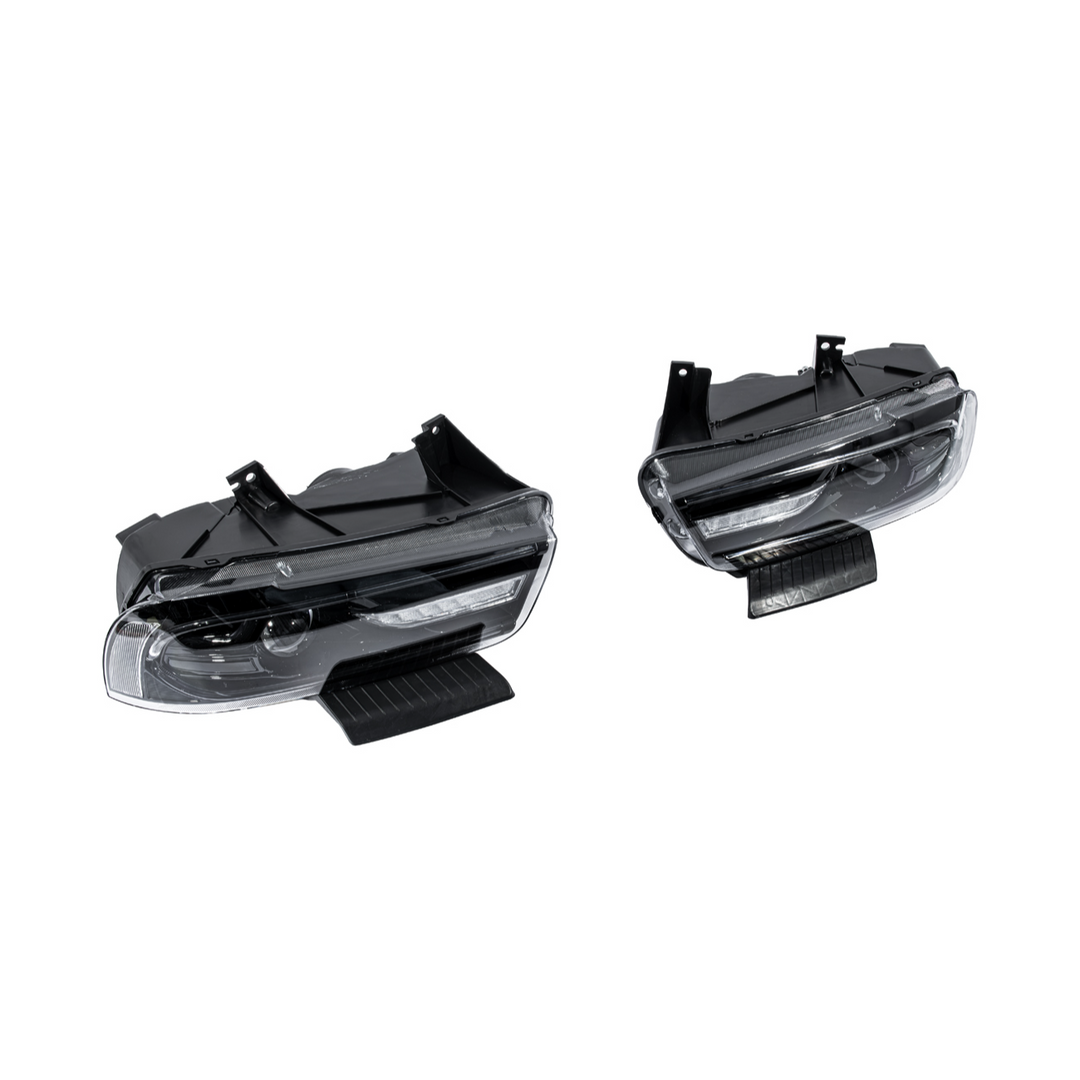 2011-2014 Dodge Charger Facelift Style Sequential LED DRL Projector Headlights