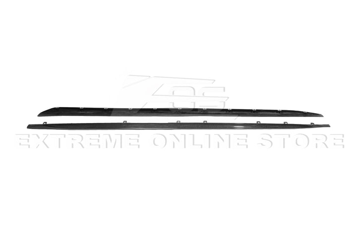 2020-Up Cadillac CT4-V Blackwing Front Lip Splitter Winglets &amp; Side Skirts