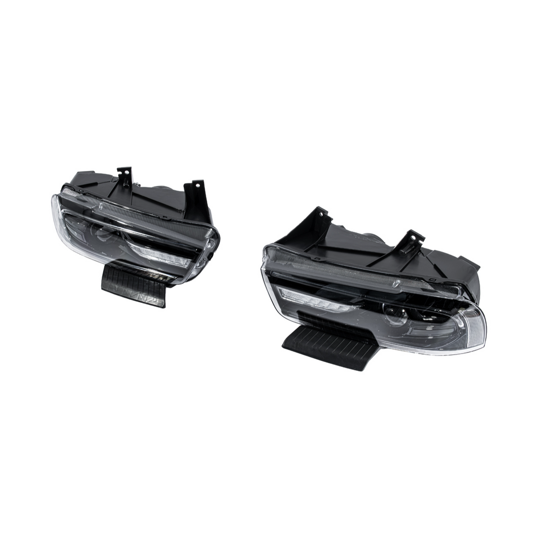 2011-2014 Dodge Charger Facelift Style Sequential LED DRL Projector Headlights