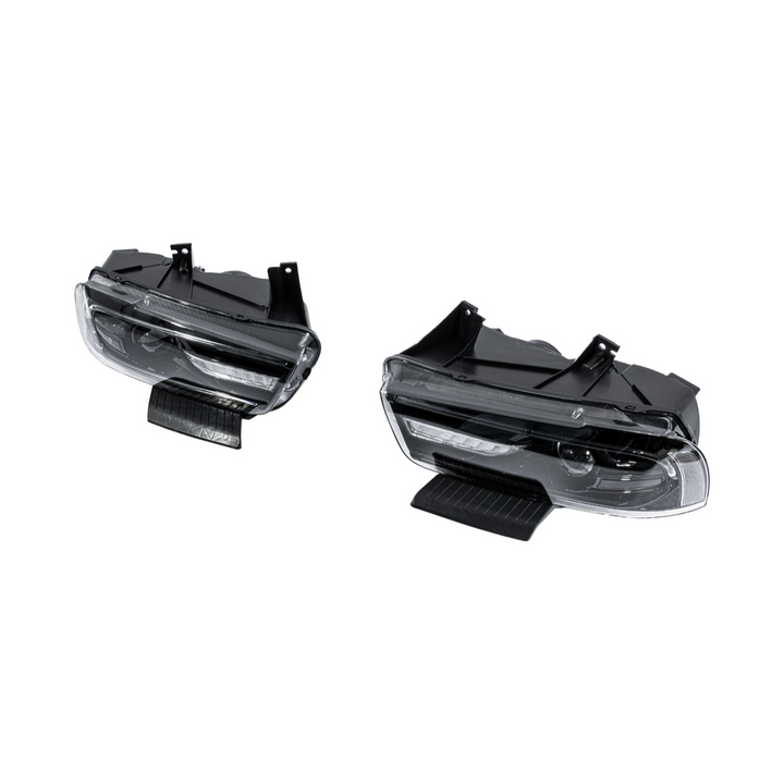 2011-2014 Dodge Charger Facelift Style Sequential LED DRL Projector Headlights