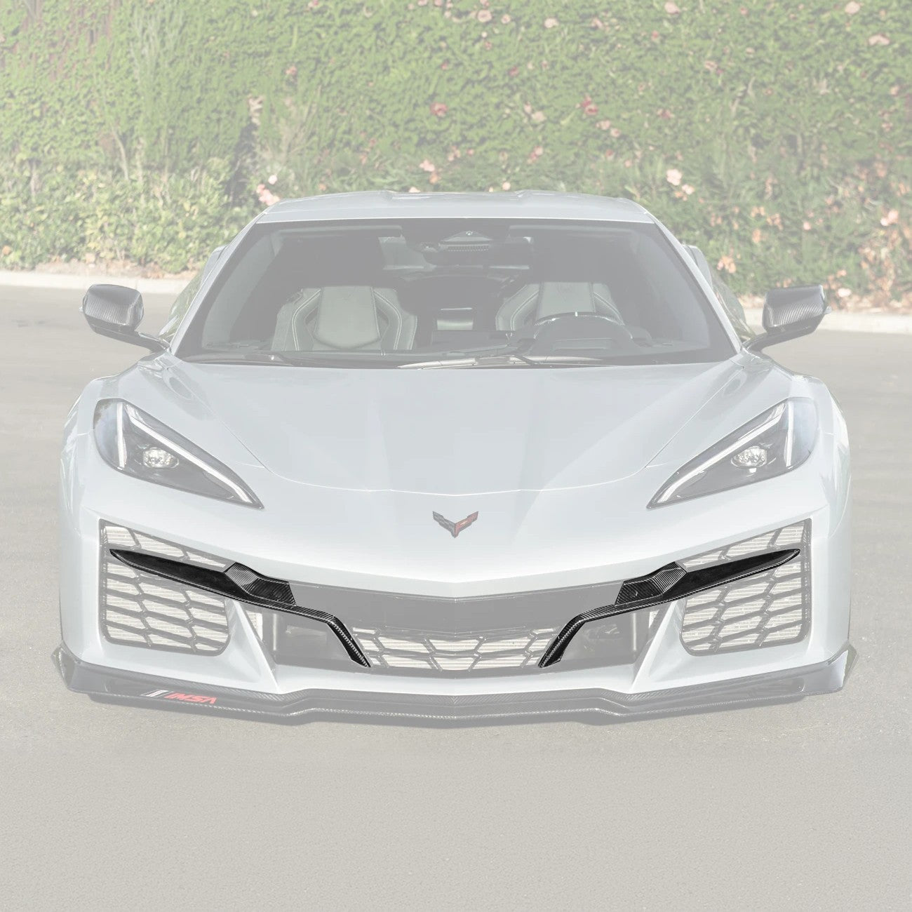 Chevrolet Corvette C8 Z06 DRY CARBON FIBER Front Grille Insert