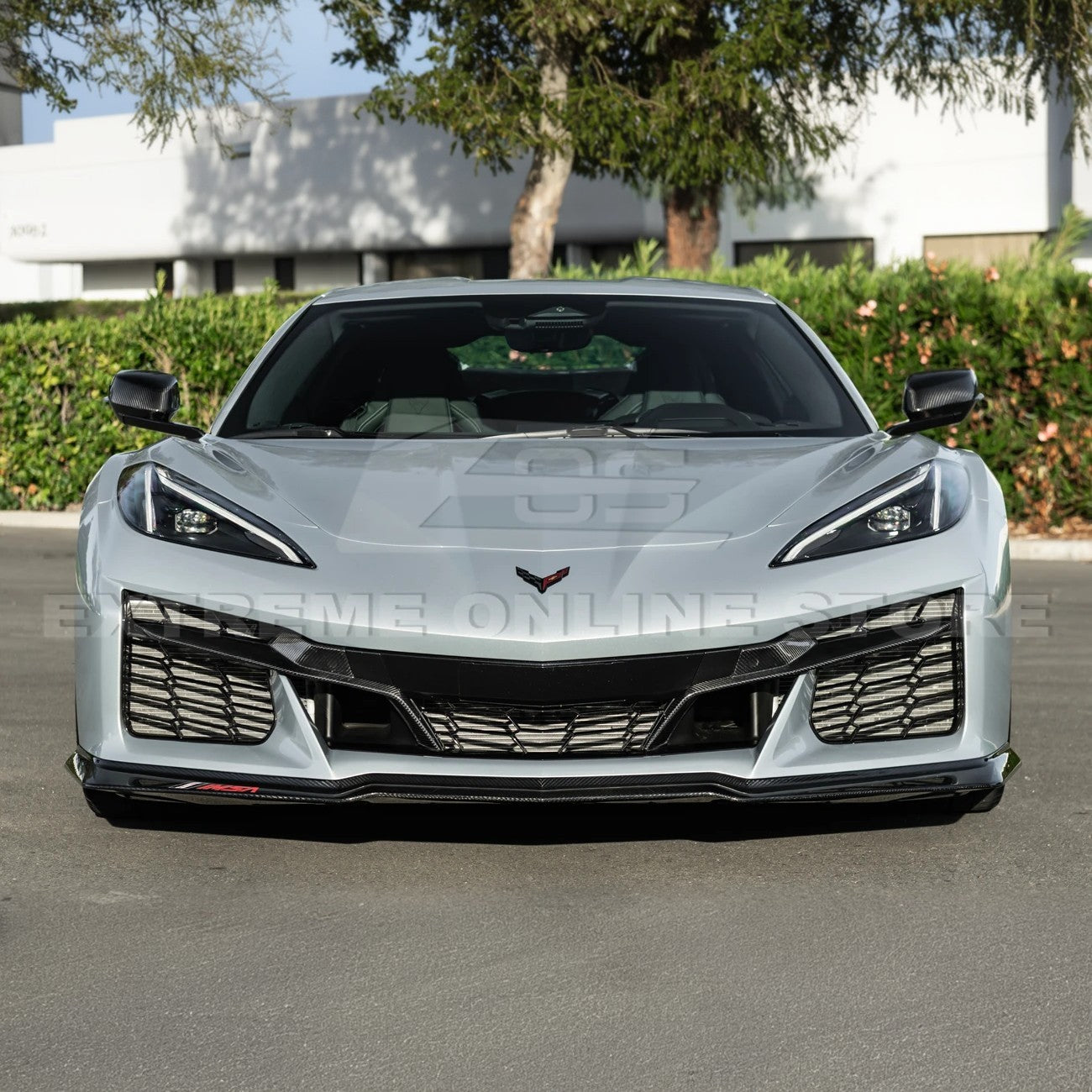 Chevrolet Corvette C8 Z06 DRY CARBON FIBER Front Grille Insert