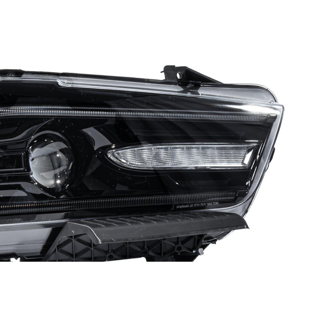 2011-2014 Dodge Charger Facelift Style Sequential LED DRL Projector Headlights