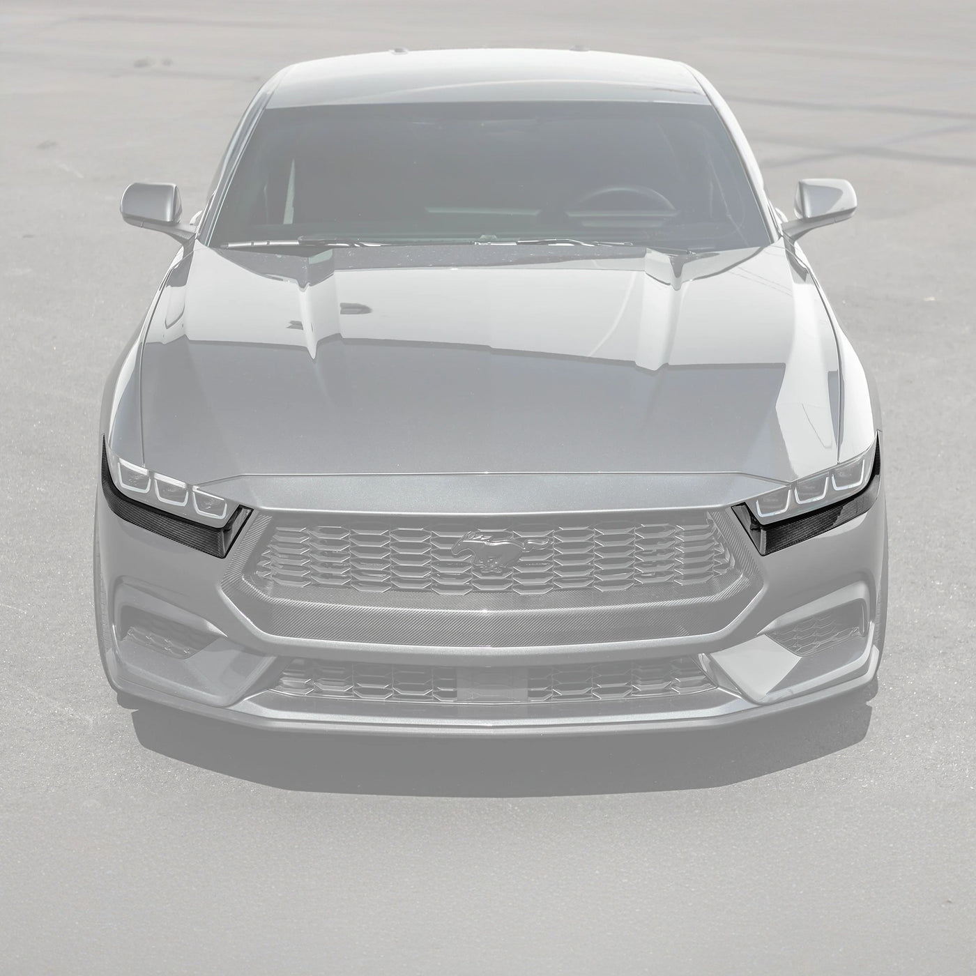 2024-Up Ford Mustang Headlight Eyebrow Trim Cover Pair