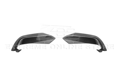 2024-Up Ford Mustang EcoBoost Carbon Fiber Front Lower Side Grille Inserts