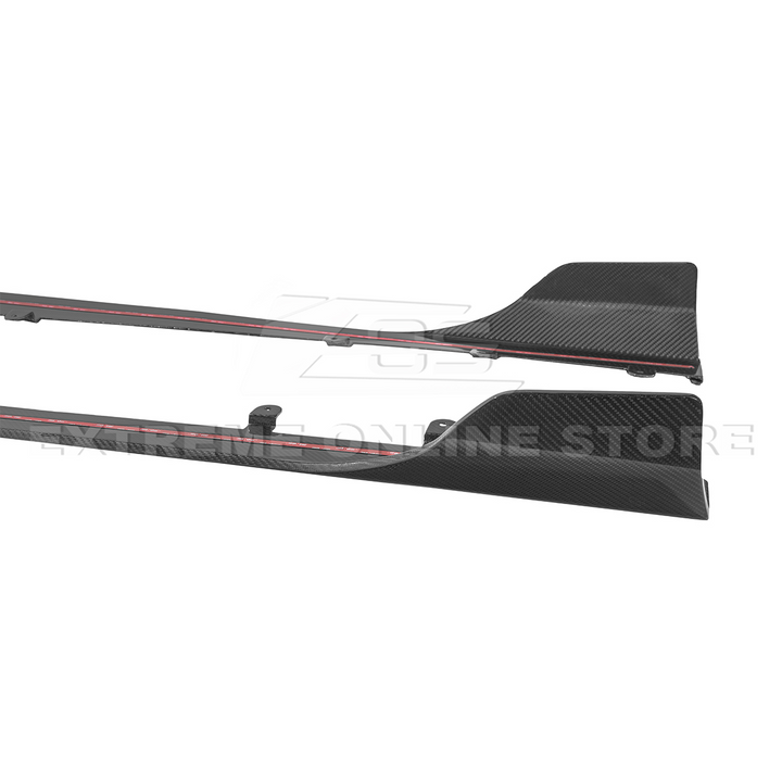 2023-Up BMW G87 M2 | TR Style Dry CARBON FIBER Side Skirts Rocker Panel Extension