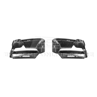 2023-Up BMW G87 M2 Factory Style DRY Carbon Fiber Front Side Duct Vents