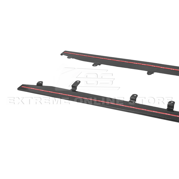 2023-Up BMW G87 M2 | TR Style Dry CARBON FIBER Side Skirts Rocker Panel Extension