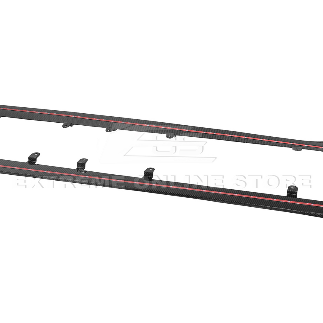 2023-Up BMW G87 M2 | TR Style Dry CARBON FIBER Side Skirts Rocker Panel Extension