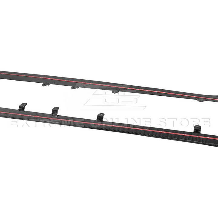 2023-Up BMW G87 M2 | TR Style Dry CARBON FIBER Side Skirts Rocker Panel Extension