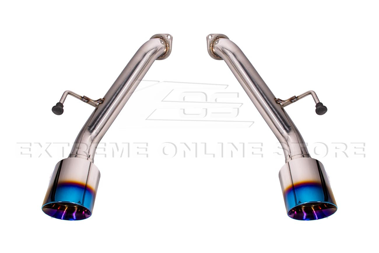 2023-Present Nissan 400Z RZ34 Stainless Steel Muffler Delete Axle Back Dual Tips Exhaust