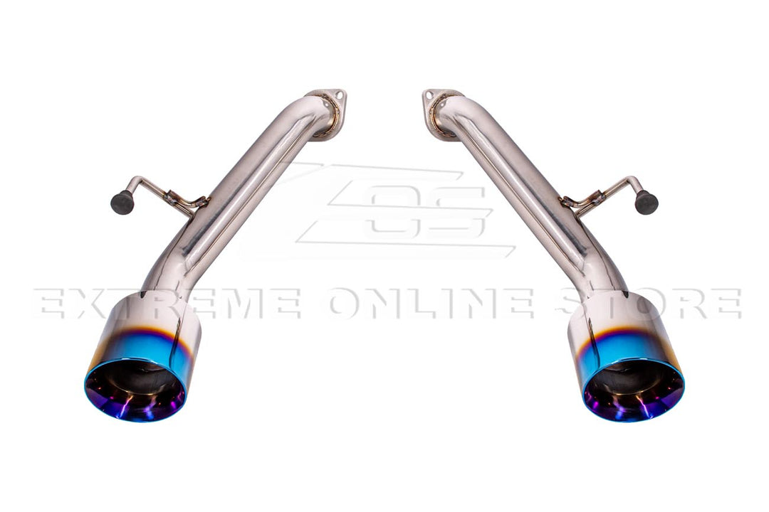 2023-Present Nissan 400Z RZ34 Stainless Steel Muffler Delete Axle Back Dual Tips Exhaust
