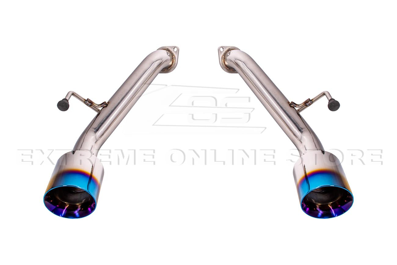 2023-Present Nissan 400Z RZ34 Stainless Steel Muffler Delete Axle Back Dual Tips Exhaust