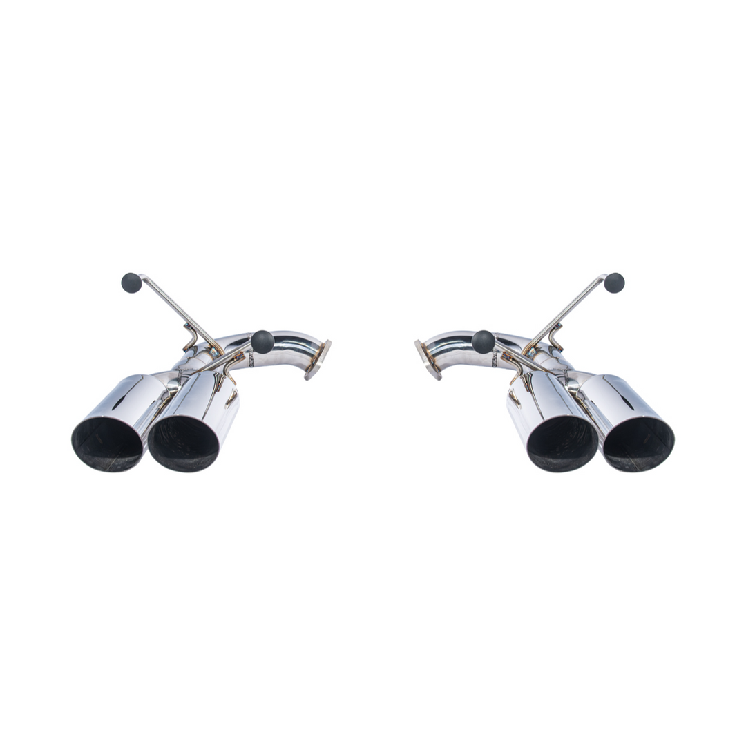 2015-21 Subaru WRX | Boso Style Muffler Delete Quad Tips Axle Back Exhaust