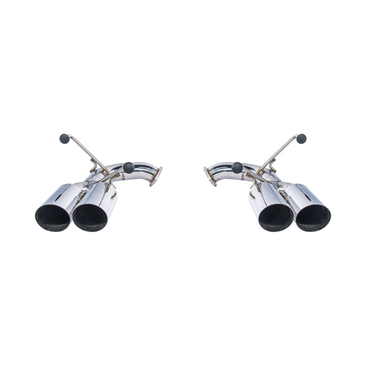2015-21 Subaru WRX | Boso Style Muffler Delete Quad Tips Axle Back Exhaust