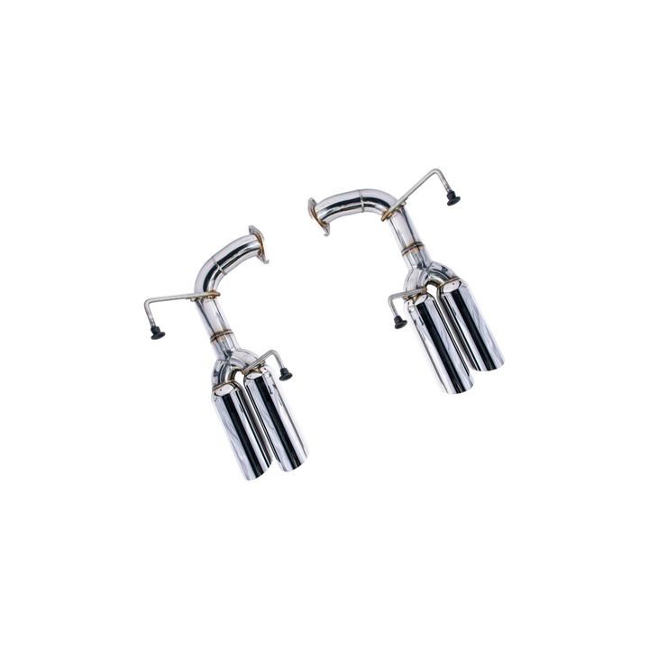 2015-21 Subaru WRX | Boso Style Muffler Delete Quad Tips Axle Back Exhaust