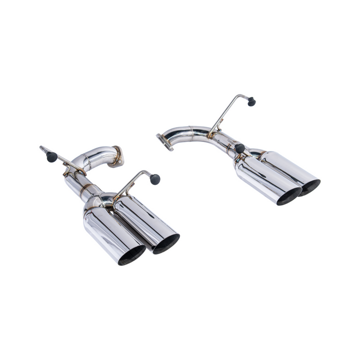 2015-21 Subaru WRX | Boso Style Muffler Delete Quad Tips Axle Back Exhaust