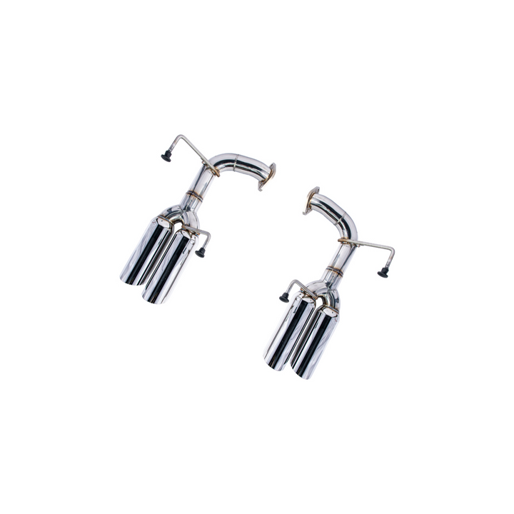 2015-21 Subaru WRX | Boso Style Muffler Delete Quad Tips Axle Back Exhaust