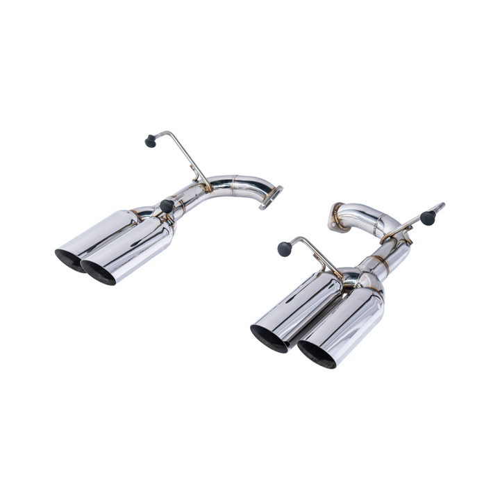 2015-21 Subaru WRX | Boso Style Muffler Delete Quad Tips Axle Back Exhaust