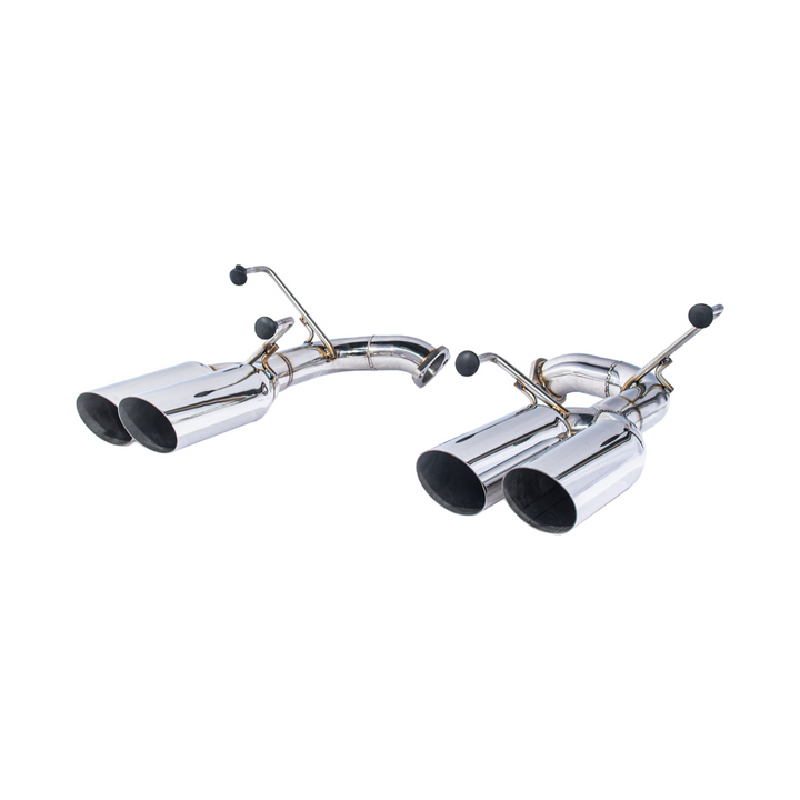 2015-21 Subaru WRX | Boso Style Muffler Delete Quad Tips Axle Back Exhaust