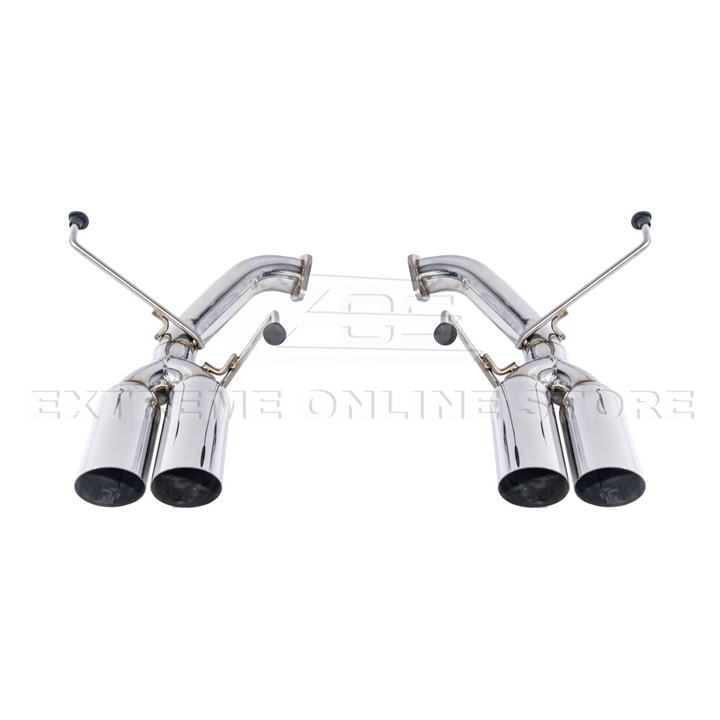 2022-Up Subaru WRX | Boso Muffler Delete Quad Burnt Tips Axle Back Exhaust