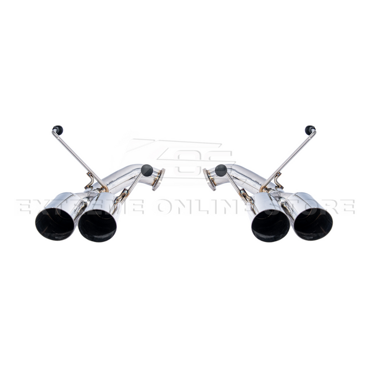 2022-Up Subaru WRX | Boso Muffler Delete Quad Burnt Tips Axle Back Exhaust