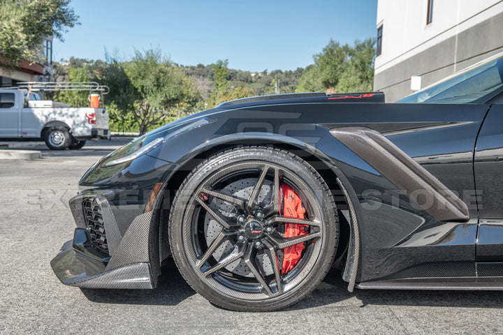 Chevrolet Corvette C7 ZR1 DRY CARBON FIBER Front Splitter &amp; Winglet