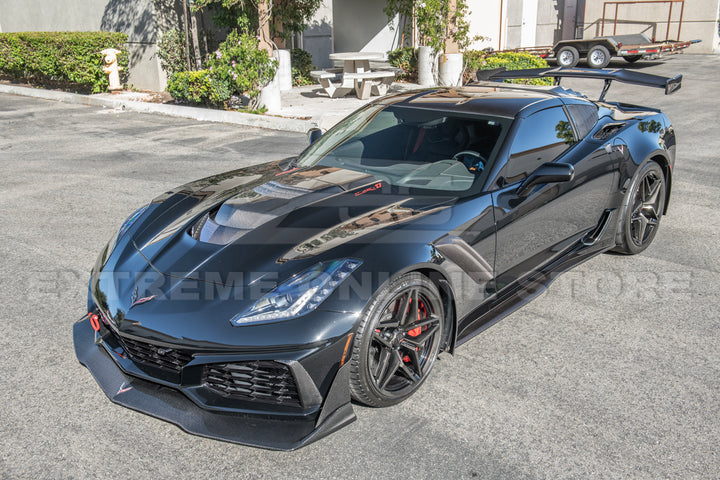 Chevrolet Corvette C7 ZR1 DRY Carbon FIBER Hood Cowl Louver Cover