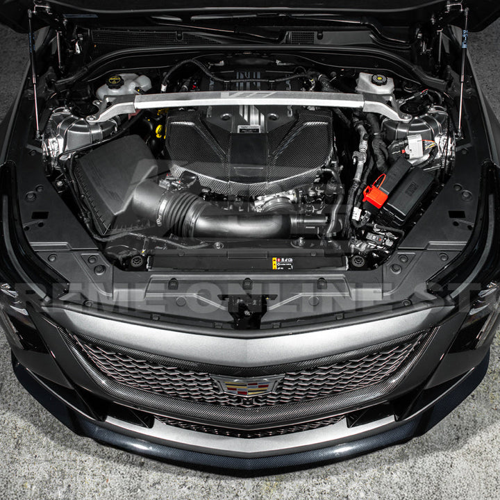2022-Up Cadillac CT5-V Blackwing DRY Carbon Fiber Replacement Front Engine Cover