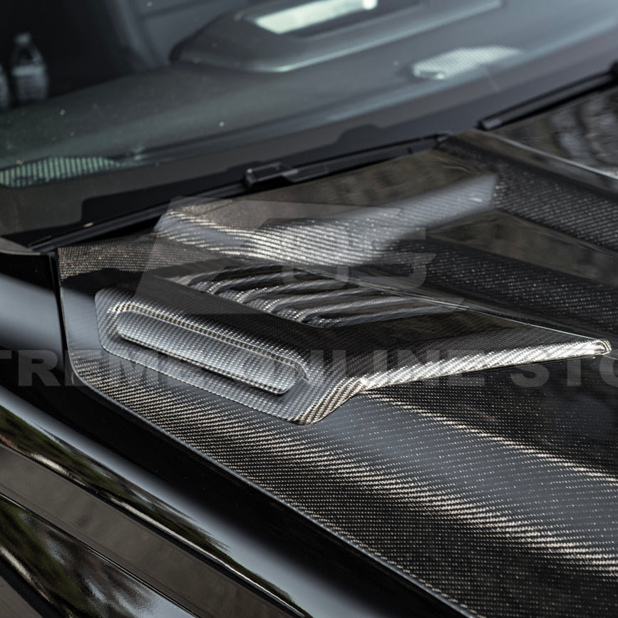 2022-Up Toyota Tundra | EOS CARBON FIBER Front Vented Hood Cover w/ Side Vent