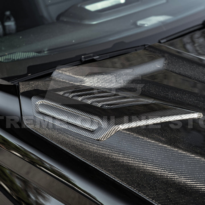 2022-Up Toyota Tundra | EOS CARBON FIBER Front Vented Hood Cover w/ Side Vent