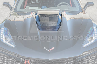 Chevrolet Corvette C7 ZR1 Carbon Fiber Hood Cowl Louver Cover