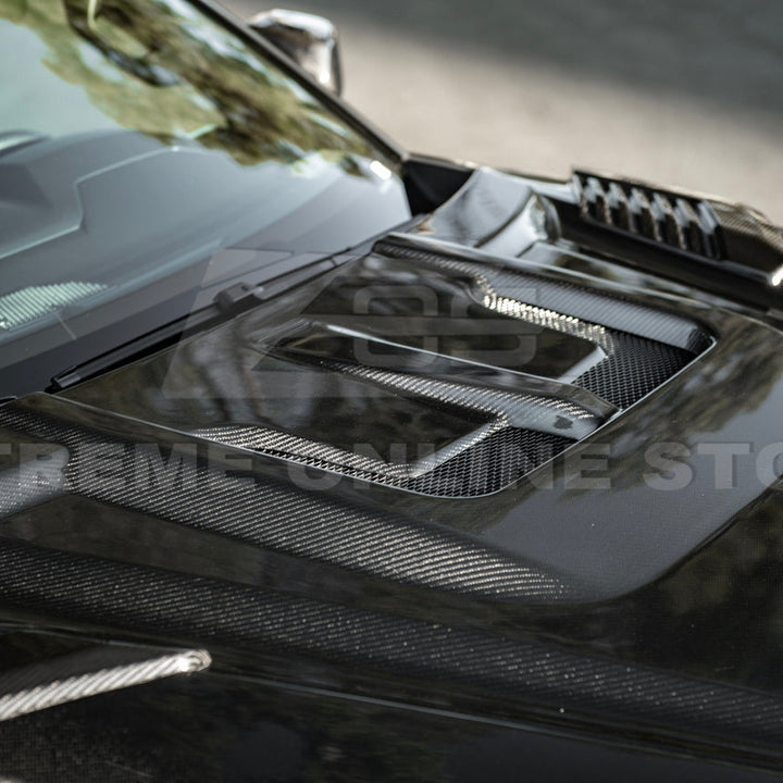 2022-Up Toyota Tundra | EOS CARBON FIBER Front Vented Hood Cover w/ Side Vent