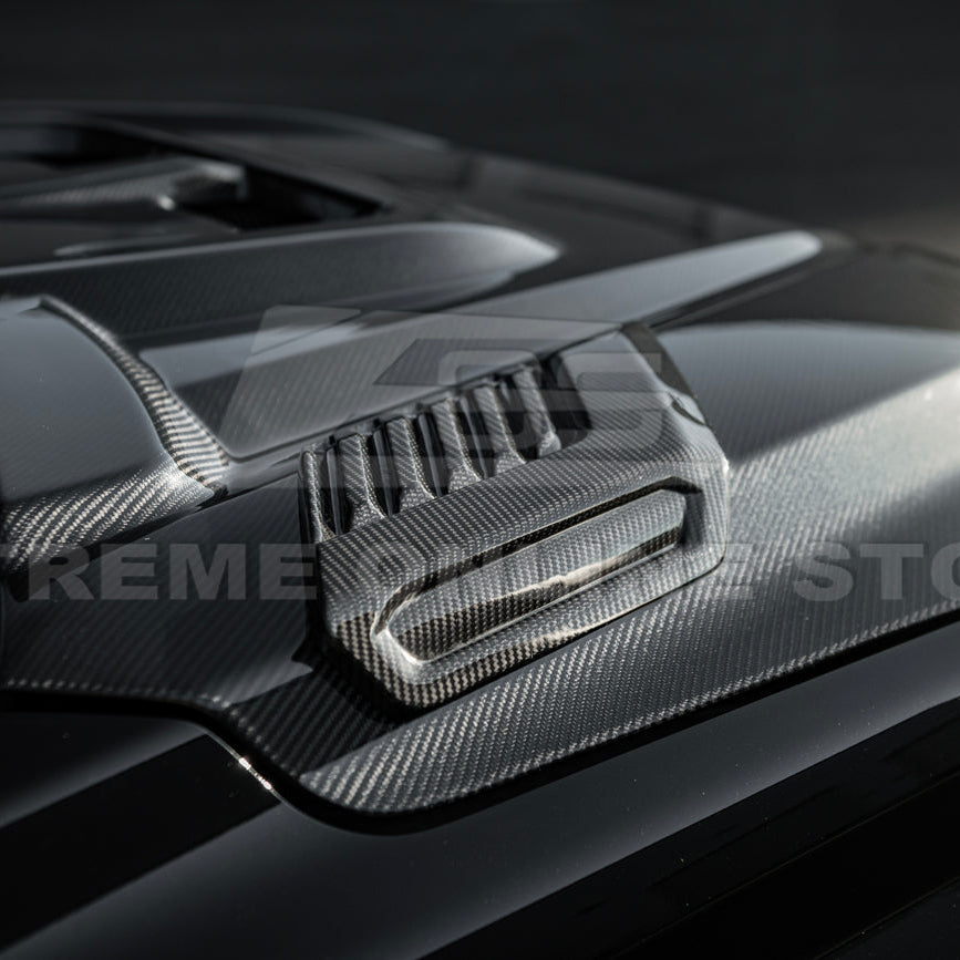 2022-Up Toyota Tundra | EOS CARBON FIBER Front Vented Hood Cover w/ Side Vent