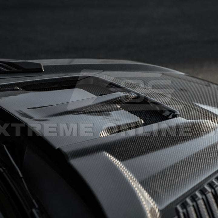 2022-Up Toyota Tundra | EOS CARBON FIBER Front Vented Hood Cover w/ Side Vent