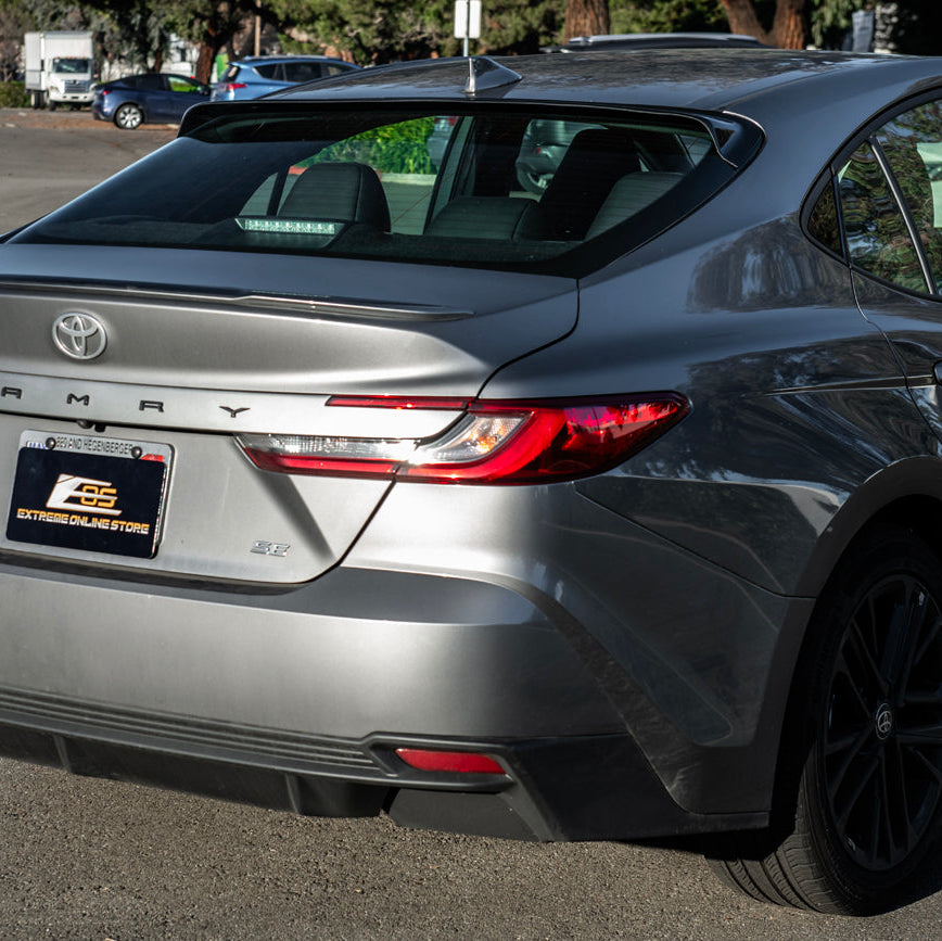 2025-Up Toyota Camry | EOS JDM Tape-On Tinted Black Rear Roof Window Visor