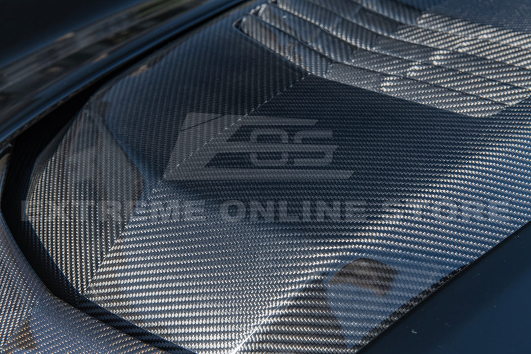 Chevrolet Corvette C7 ZR1 DRY Carbon FIBER Hood Cowl Louver Cover