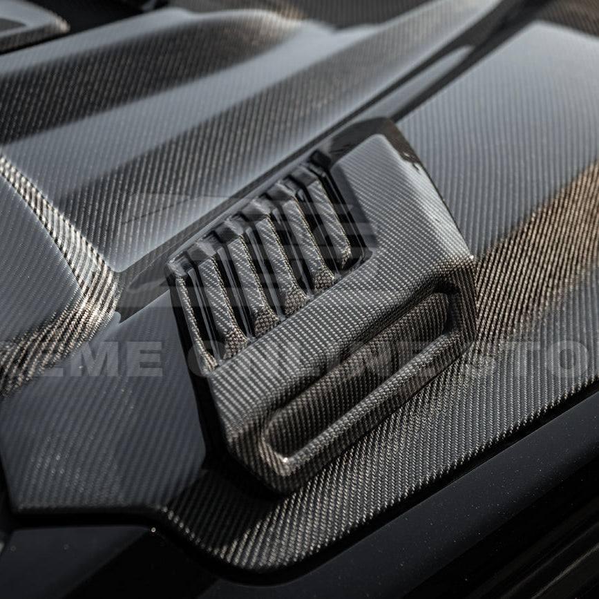 2022-Up Toyota Tundra | EOS CARBON FIBER Front Vented Hood Cover w/ Side Vent