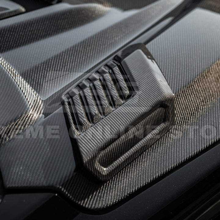 2022-Up Toyota Tundra | EOS CARBON FIBER Front Vented Hood Cover w/ Side Vent