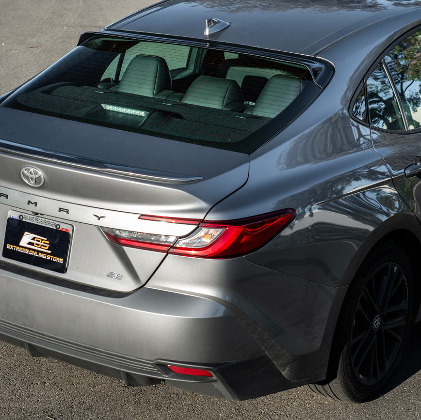 2025-Up Toyota Camry | EOS JDM Tape-On Tinted Black Rear Roof Window Visor