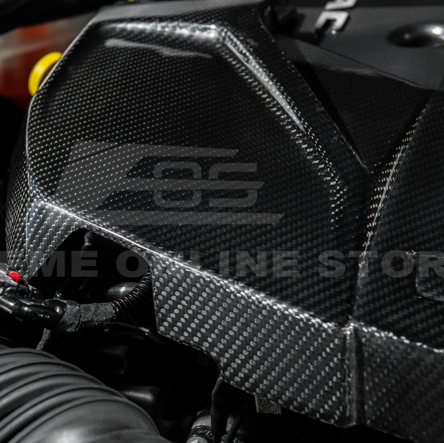 2022-Up Cadillac CT5-V Blackwing DRY Carbon Fiber Replacement Front Engine Cover