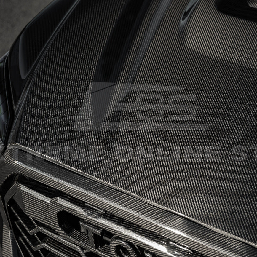 2022-Up Toyota Tundra | EOS CARBON FIBER Front Vented Hood Cover w/ Side Vent
