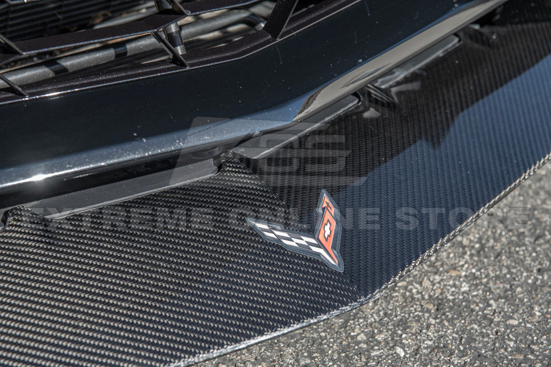 Chevrolet Corvette C7 ZR1 DRY CARBON FIBER Front Splitter &amp; Winglet