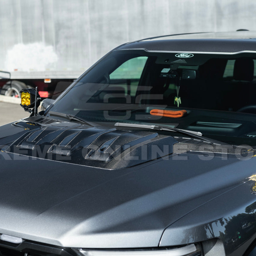 2021-Up F-150 Raptor Carbon Fiber Hood Cover