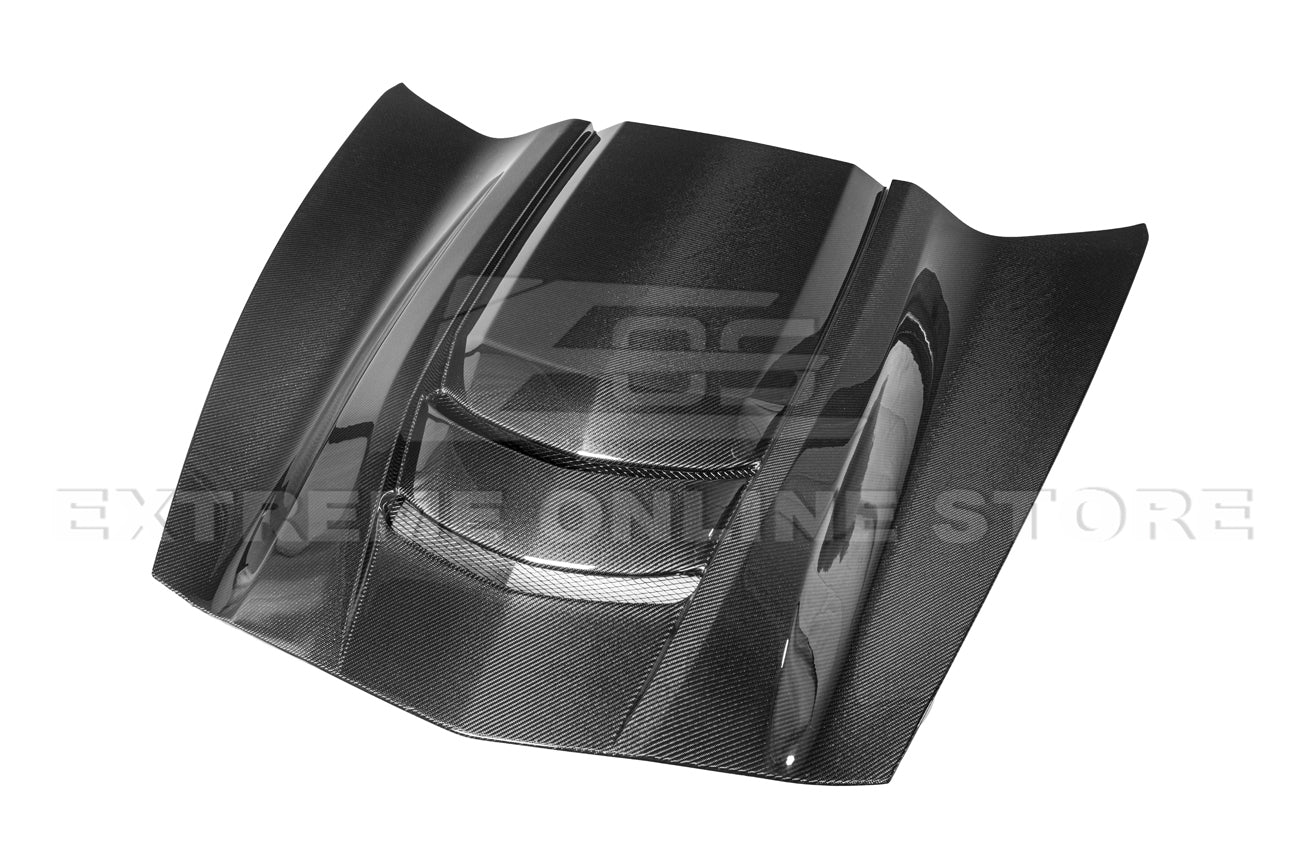 Corvette C7 Carbon Fiber Hood Vent Louver Cover | Stingray / Grand