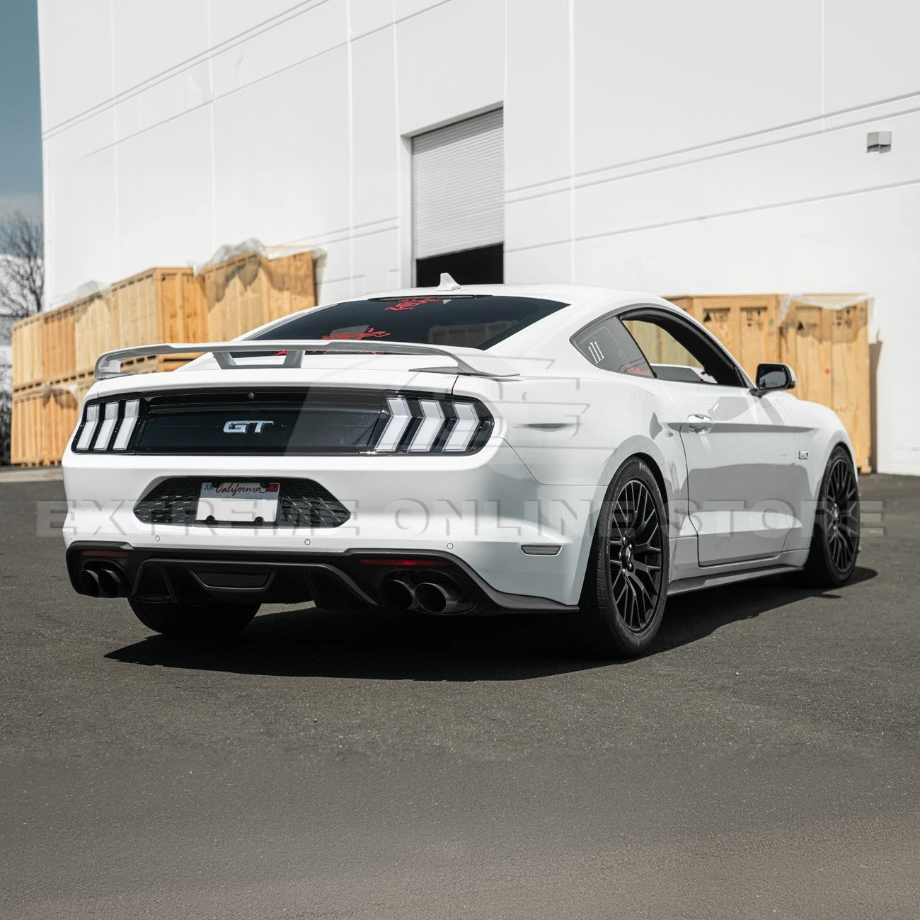 2015-23 Ford Mustang Rear License Plate Frame Trim Cover
