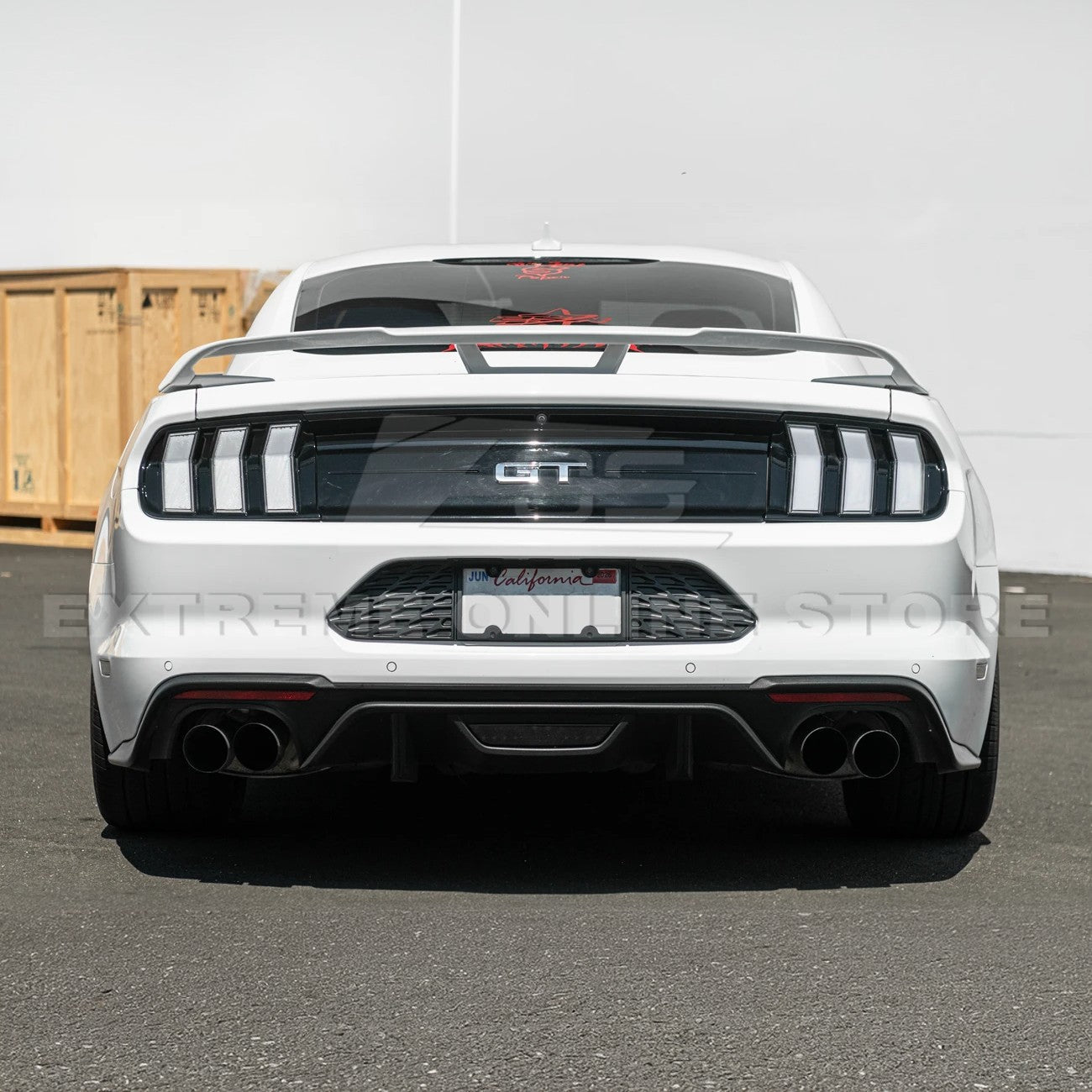2015-23 Ford Mustang Rear License Plate Frame Trim Cover
